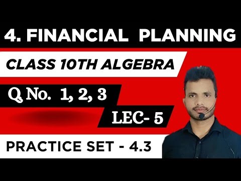 4.3 Financial Planning l Class 10 Maharashtra board l Algebra By MD Sir #viral #video #ssc