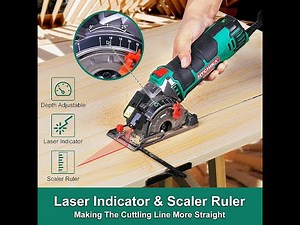 Rotorazer Saw with 3 Quick Change Blade and Dust Extraction System