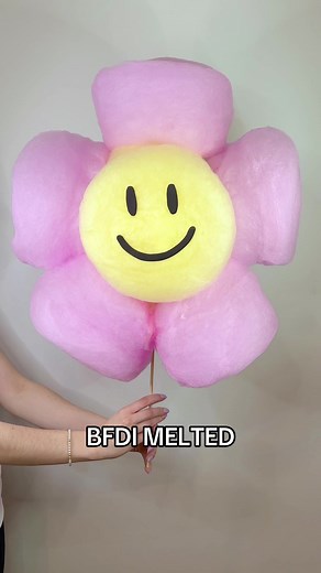 BFDI Cotton Candy Melts Fast: A Colorful Timelapse