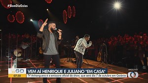 Ingressos para o show "Em Casa" da dupla Henrique e Juliano são disponibilizados