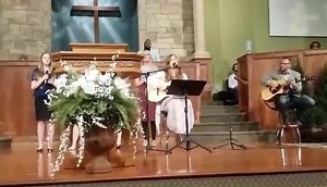 Quick clip of Ashley (Bates) Bernal Ramirez singing during last night's Youth Service. It all continues tonight! | Tommy Bates Ministries