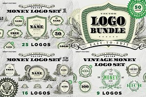 Vector Money Logo Bundle, a Branding & Logo Template by Snap Vectors