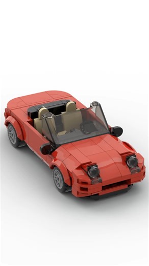 allnewbrickleaks on Instagram: "Lego Mazda Miata animated build Moc by CustomCreationsYT on Rebrickable Link: https://rebrickable.com/mocs/MOC-193979/CustomCreationsYT/mazda-miata-mx-5-na/#details #lego #mazda #car"