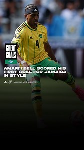 Amari’i Bell scored the winning goal for the Reggae Boyz against Guatemala in 2023 during the Concacaf Gold Cup Quarterfinals 🙌🏾 Let’s bring the energy as Jamaica goes up against St. Vincent & the Grenadines on March 25th at Sabina Park! Get your tickets now 🎟️ Great Goals brought to you by @officialwata | Jamaica Football Federation ( J.F.F )