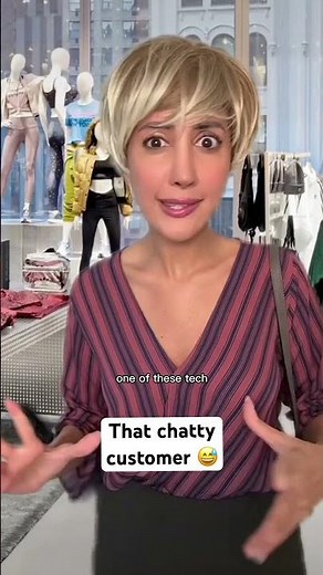 How to deal with a chatty customer #shorts