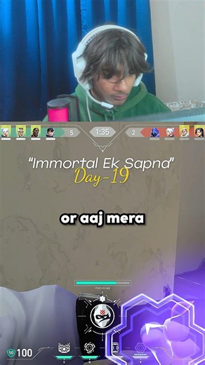 Day-19 Derank😭 | Immortal Ek Sapna #valorant