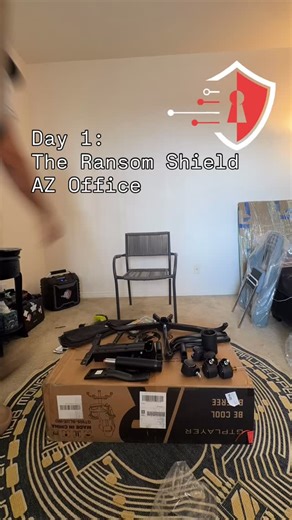 Building out a new office in Arizona as we expand the Ransom Shield brand to the west. We are now official a nationwide organization serving your security needs. #cybersecurity #physicalsecurity #ransomshield #timelapse #build | Ransom Shield