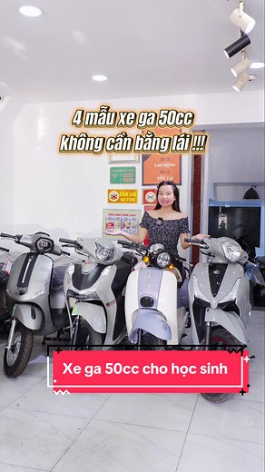 Top 4 Mẫu Xe Ga 50cc Dành Cho Học Sinh