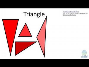 Reception Maths Week 3 - Lesson 1 2D and 3D shapes