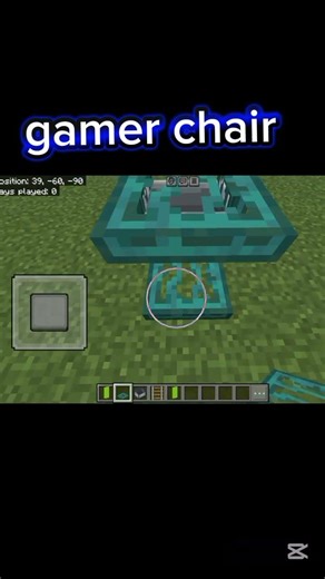 gamer chair tutorial #minecraft
