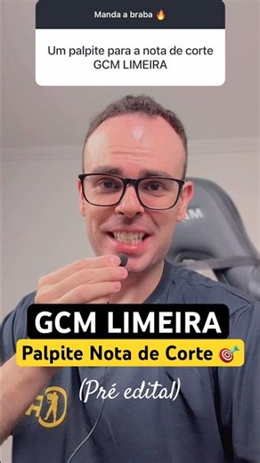 GCM Limeira SP: My PREDICTION for the Cutoff Score 🚨 #shorts