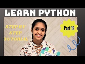 Coding in Python Part 19