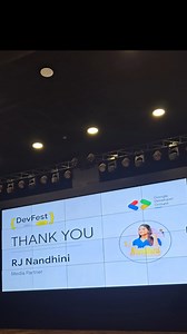 Google Developer Groups - Devfest 2025 ! Honoured for being associated as Media Partner. [Google, Tech, Event] #rjnandhini #mediapartner #googledevlopers | Rj Nandhini
