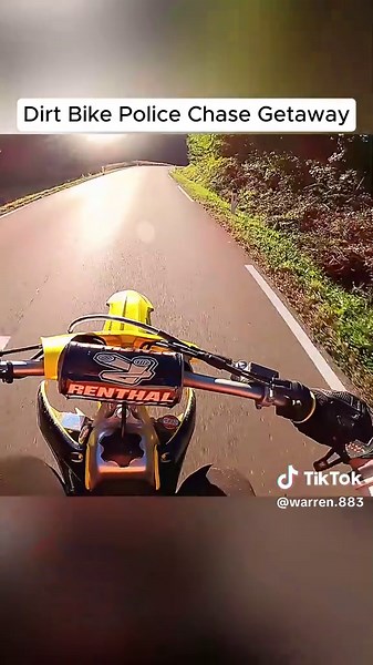 ♦️ Dirt Bike Police Chase Getaway (Police TRAP)#motorcycle #bikers #police