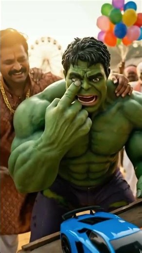 Hulk ka pyar 🥺 ma keliye kiya 😲 #desihulk #hulk #aihulk #aihulk #funnyshorts #hulksmash #ai