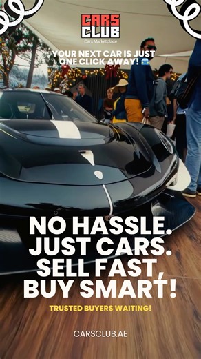 carsclub.ae on Instagram: "Buy and sell cars in Dubai. Fast and direct. Find new and used cars for sale across the UAE. Connect with real sellers. No middlemen. List your car for free in minutes. What you get. • New and used cars in one place. • Direct contact with buyers and sellers. • Private and dealer listings. • Economy to luxury cars. • Local and export ready vehicles. Browse cars. https://carsclub.ae/ Post your car today. Free registration. https://carsclub.ae/login-register/ #UsedCarsDub