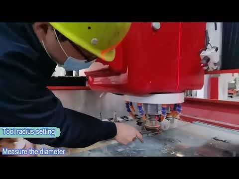 Operation Lesson II for HLCNC 3319 for stone polishing center machine