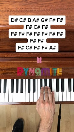 Learn BTS Dynamite Piano Chords Easily