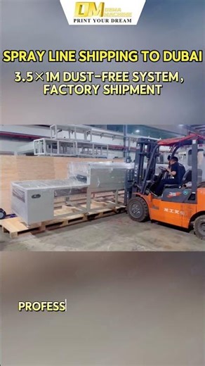 ✨ DEMA 3*1m Spray Coating Machine with Dust Removal System | Ready to Ship 🚛