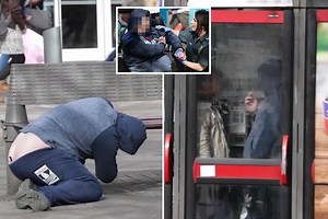 Shocking footage shows sudden effects of Spice drug in just 60 seconds