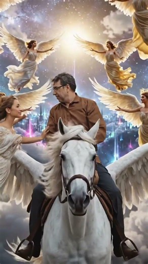 flying around world #flyinghorse #sky #alien