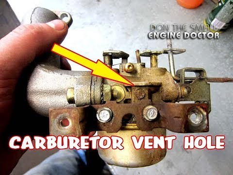 Stop Your Snowblower Carburetor From leaking Fuel! Hidden Plugged Vent Hole!