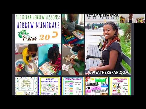 HEBREW NUMERALS: Hebrew Letters as Numbers - The Kefar Hebrew Vocabulary Lessons