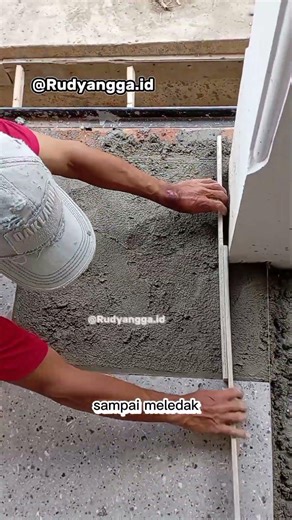 Tips craftsman Quality floor granite tiles 🏡#construction #granitlantai #wood