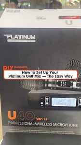 69 reactions |  Setting up your Platinum Microphone? It's easier than you think!  Watch as we show you step-by-step how to get your karaoke setup ready — from unboxing to connecting, and you're good to go in minutes!  Available in-store — check which branches have it here:  https://shorturl.at/vftvu  Get yours today and let the good vibes roll with Platinum Karaoke! #DIYHardware #DIYForYourHome #AOneStopShopForEveryHome #platinum #karaokenights | DIY Hardware | Facebook