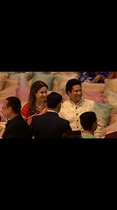 39K views · 10K reactions | Master blaster Sachin Tendulkar (@sachintendulkar) and his wife Anjali greet superstars Rajinikanth (@rajinikanth), Amitabh Bachchan (@amitabhbachchan), and his family at Anant-Radhika wedding #ARWeddingCelebrations #CosmoIndia #CosmopolitanIndia | Cosmopolitan India | Facebook