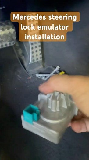 Mercedes ESL steering lock removal and emulator programming