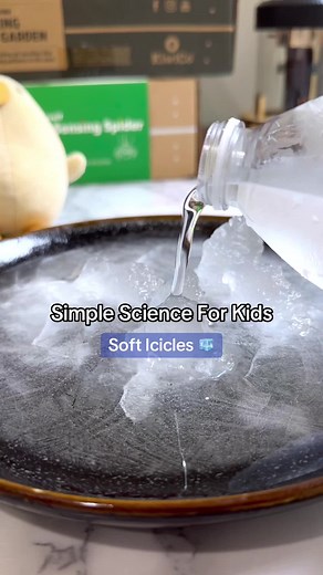 Fun Indoor Science Experiment: Make Soft Ice with Kids