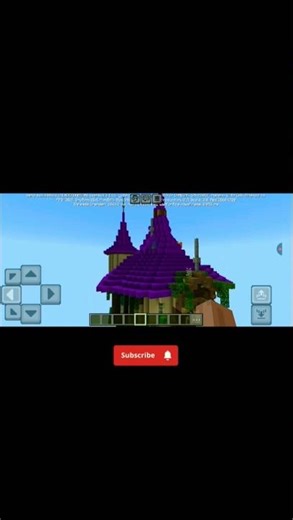 I Build Medieval Fantasy Tower 🤯 | #minecraft #tower #viralshorts #dream #senpaispider