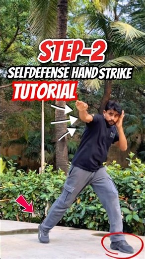 Selfdefense amazing hand strike tutorial 🥋💥#selfdefense #strike #trending #viral #shorts #mma #ufc