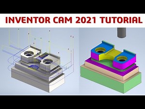 Inventor CAM 2021 Tutorial #49 | Mill 2D Toolpath Operation_Exercise