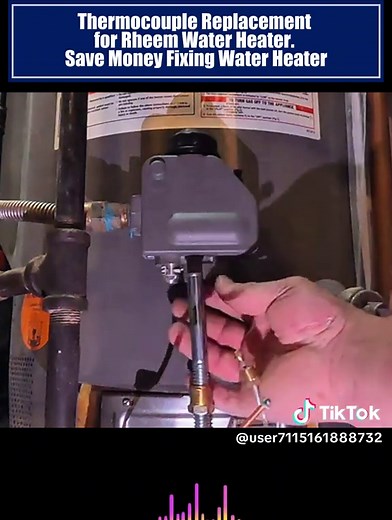 Thermocouple Replacement for Rheem Water Heater Guide