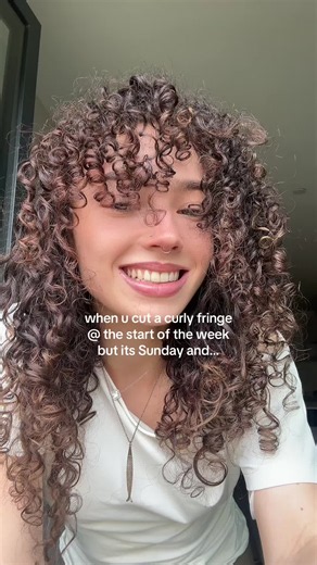 Curly Fringe Cut Gone Wrong? How to Fix a Bad Curly Bang Trim