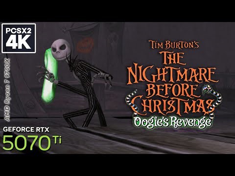 Tim Burton's The Nightmare Before Christmas: Oogie's Revenge (4K / 2160p / 60fps) PCSX2 2.5.387 PS2