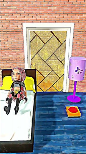 Never Step on the Red Button! 🔴 Secret Bedroom Trap Animation #RedButton #SecretTrap