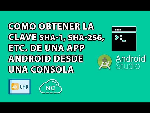 COMO OBTENER LA CLAVE SHA 1 O SHA 256 DE ANDROID DESDE UNA CONSOLA DE COMANDOS