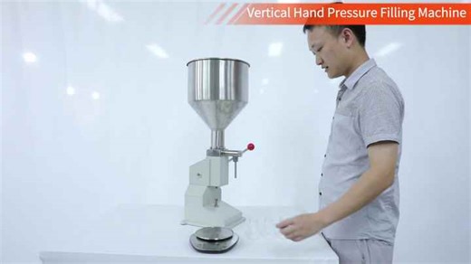 A03 Manual Liquid Filling Machine Food Grade Hopper Paste Chemical 5-50ml 10-100ml Bottles Ice Cream Filling Machines