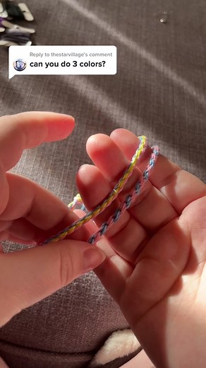 3 Color Striped Friendship Bracelet Tutorial