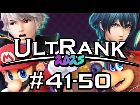 Top 100 Smash Ultimate Players - UltRank 2025 #41-50
