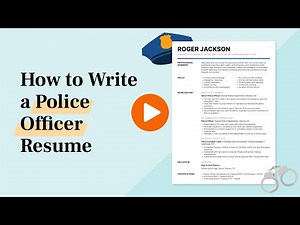How to Write a Police Officer Resume