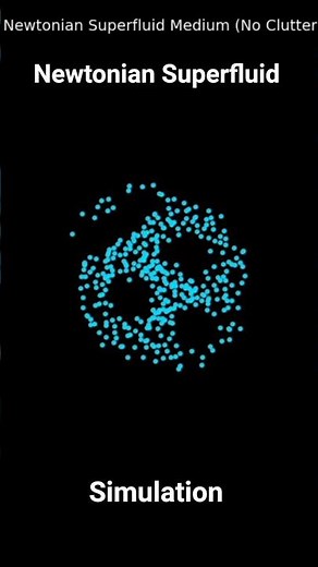 Newtonian superfluid #simulation #quantum #physics