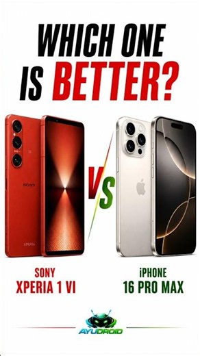 Sony Xperia 1 VI vs iPhone 16 Pro Max ⚡ Which One Wins? #shorts