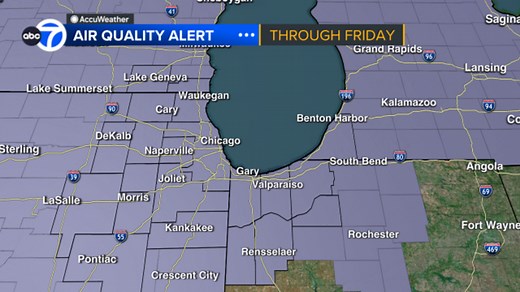 AccuWeather Alert: Chicago's air quality ranked worst in the world due to Canadian wildfire smoke