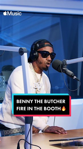 Benny The Butcher Fire in the Booth Freestyle with FuegoBase & Rick Hyde