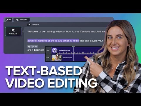 Edit Training Videos Fast with Text-Based Editing