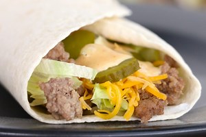 Easy Big Mac Wraps